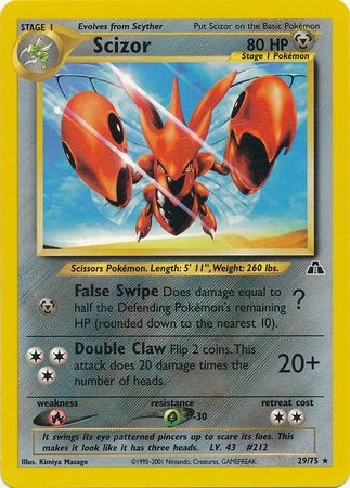 Scizor (29/75) [Neo Discovery Unlimited] | The Time Vault CA