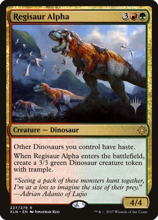 Regisaur Alpha [Ixalan Promos] | The Time Vault CA