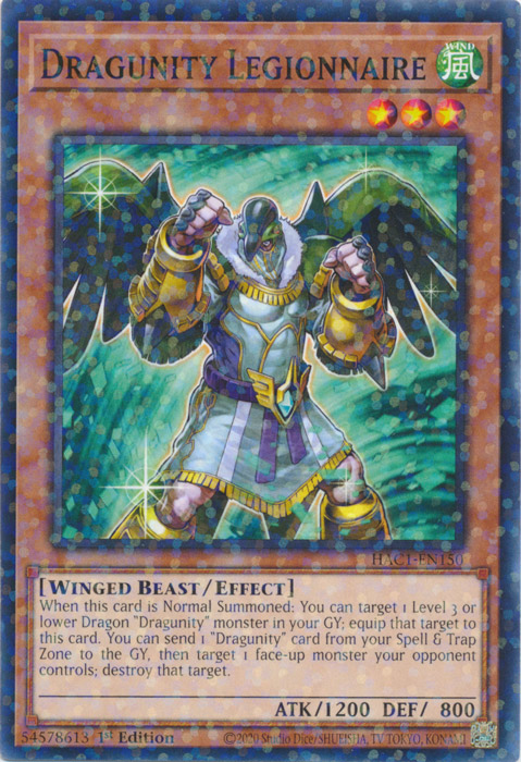 Dragunity Legionnaire (Duel Terminal) [HAC1-EN150] Common | The Time Vault CA