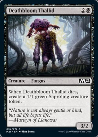 Deathbloom Thallid [Core Set 2021] | The Time Vault CA