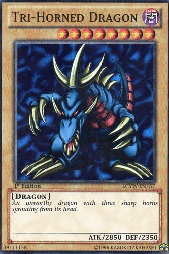 Tri-Horned Dragon [LCYW-EN157] Super Rare | The Time Vault CA