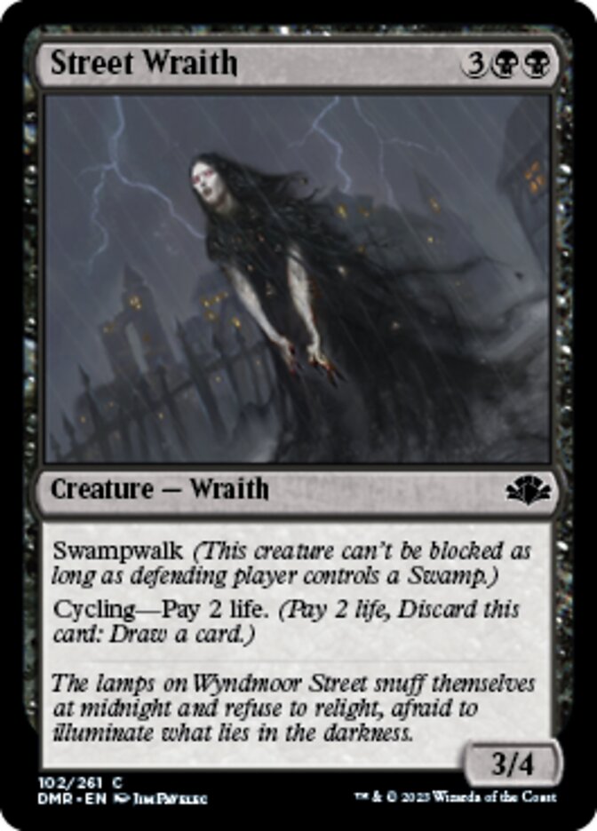 Street Wraith [Dominaria Remastered] | The Time Vault CA