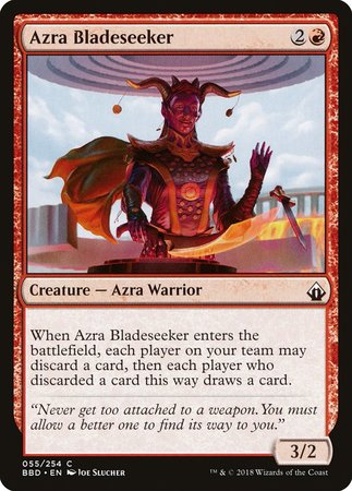 Azra Bladeseeker [Battlebond] | The Time Vault CA