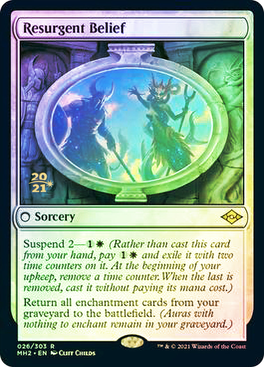 Resurgent Belief [Modern Horizons 2 Prerelease Promos] | The Time Vault CA