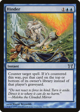 Hinder [Champions of Kamigawa] | The Time Vault CA