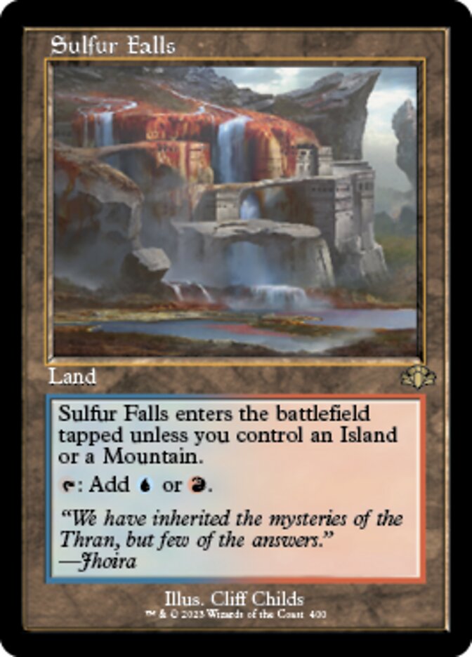 Sulfur Falls (Retro) [Dominaria Remastered] | The Time Vault CA