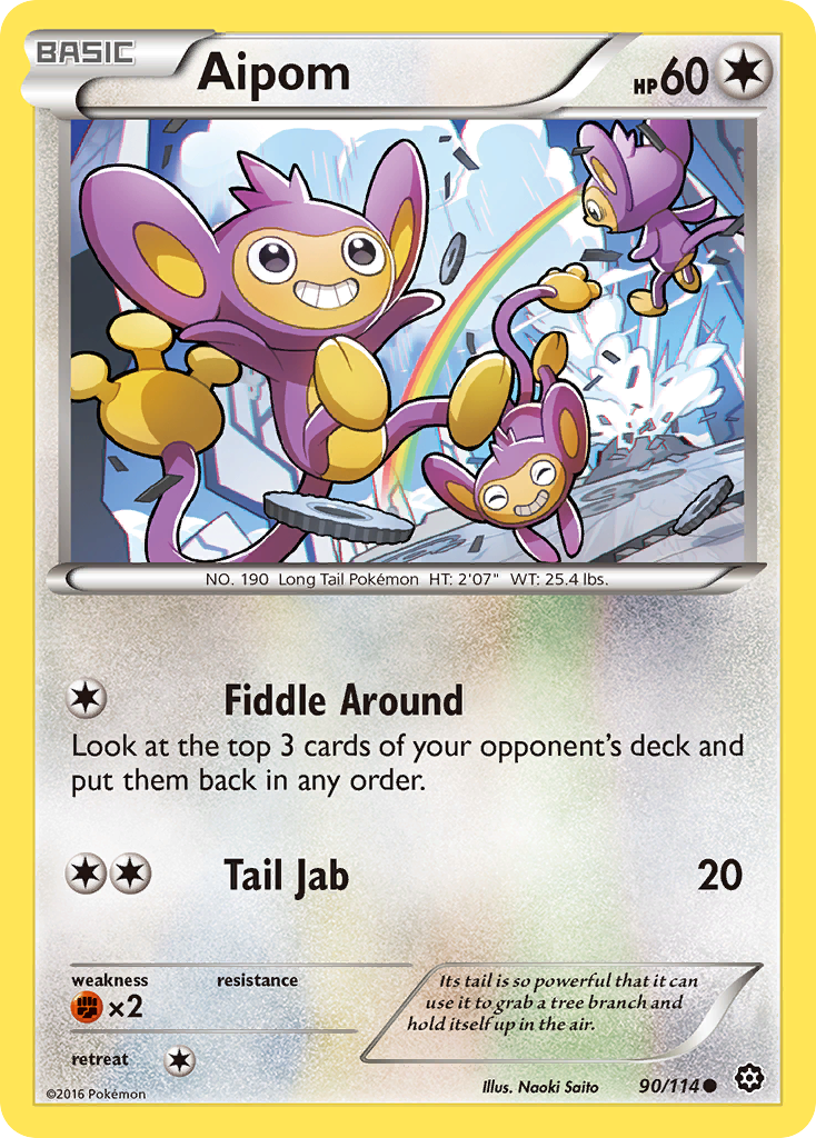 Aipom (90/114) [XY: Steam Siege] | The Time Vault CA