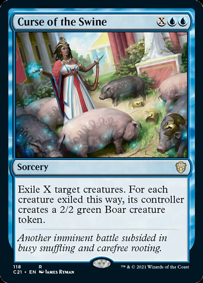 Curse of the Swine [Commander 2021] | The Time Vault CA