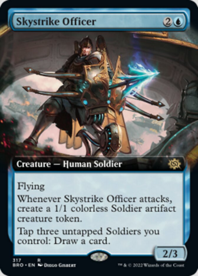 Skystrike Officer (Extended Art) [The Brothers' War] | The Time Vault CA