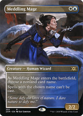 Meddling Mage (Borderless) [Double Masters] | The Time Vault CA