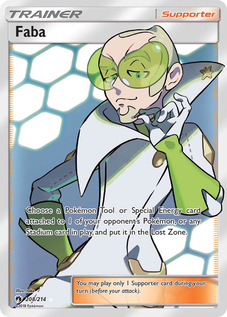 Faba (208/214) [Sun & Moon: Lost Thunder] | The Time Vault CA