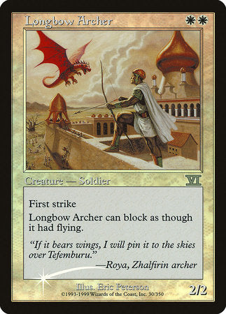 Longbow Archer [Friday Night Magic 2000] | The Time Vault CA