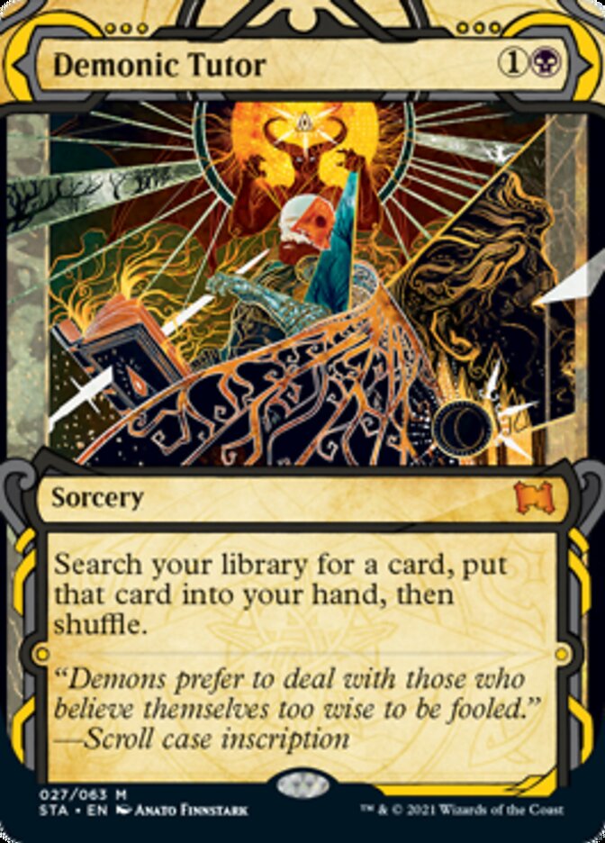 Demonic Tutor [Strixhaven Mystical Archive] | The Time Vault CA