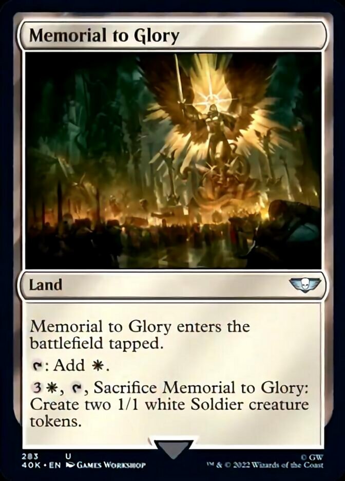Memorial to Glory [Universes Beyond: Warhammer 40,000] | The Time Vault CA