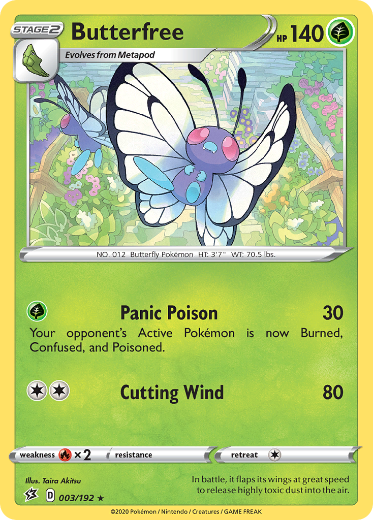 Butterfree (003/192) [Sword & Shield: Rebel Clash] | The Time Vault CA