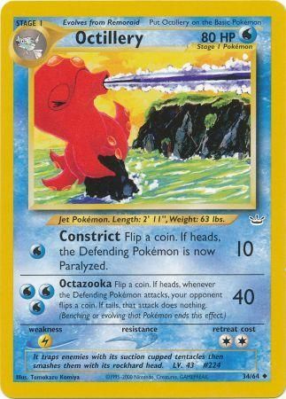 Octillery (34/64) [Neo Revelation Unlimited] | The Time Vault CA