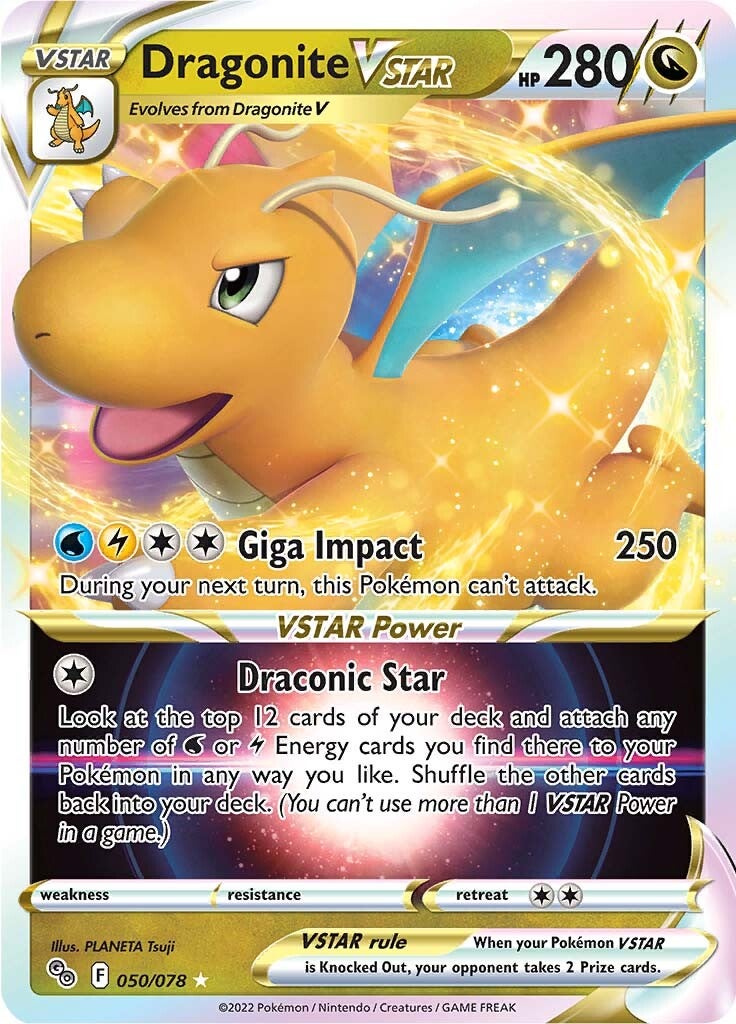 Dragonite VSTAR (050/078) [Pokémon GO] | The Time Vault CA