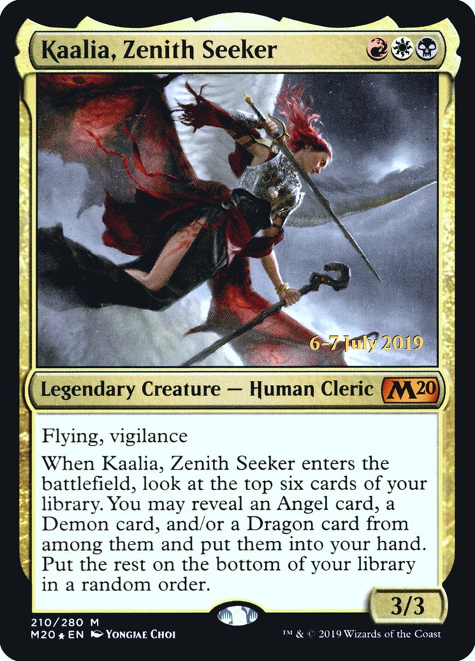 Kaalia, Zenith Seeker  [Core Set 2020 Prerelease Promos] | The Time Vault CA