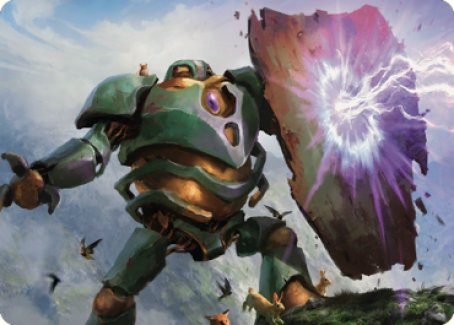 Walking Bulwark Art Card [Dominaria United Art Series] | The Time Vault CA