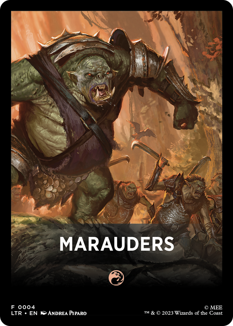 Marauders Theme Card [The Lord of the Rings: Tales of Middle-Earth Tokens] | The Time Vault CA