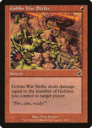 Goblin War Strike [Scourge] | The Time Vault CA