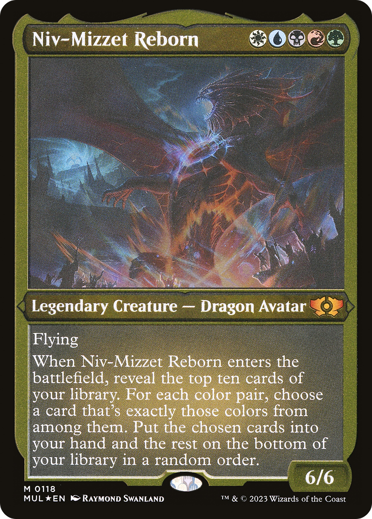 Niv-Mizzet Reborn (Foil Etched) [Multiverse Legends] | The Time Vault CA