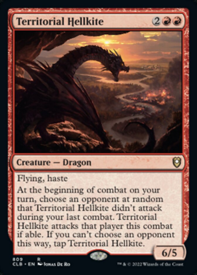 Territorial Hellkite [Commander Legends: Battle for Baldur's Gate] | The Time Vault CA