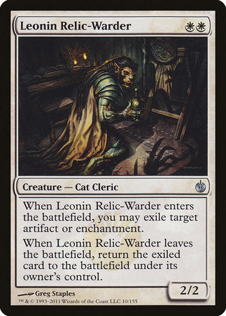 Leonin Relic-Warder [Mirrodin Besieged] | The Time Vault CA