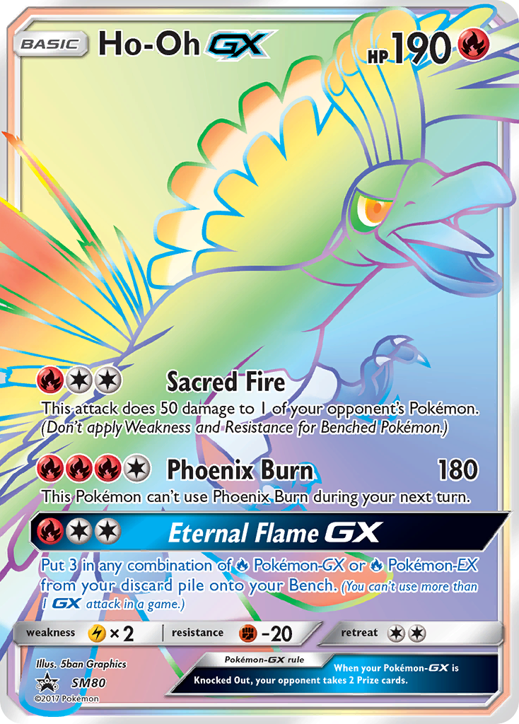 Ho-Oh GX (SM80) [Sun & Moon: Black Star Promos] | The Time Vault CA