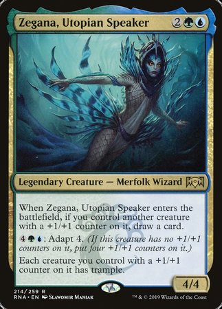 Zegana, Utopian Speaker [Ravnica Allegiance] | The Time Vault CA