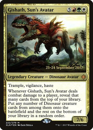 Gishath, Sun's Avatar [Ixalan Promos] | The Time Vault CA