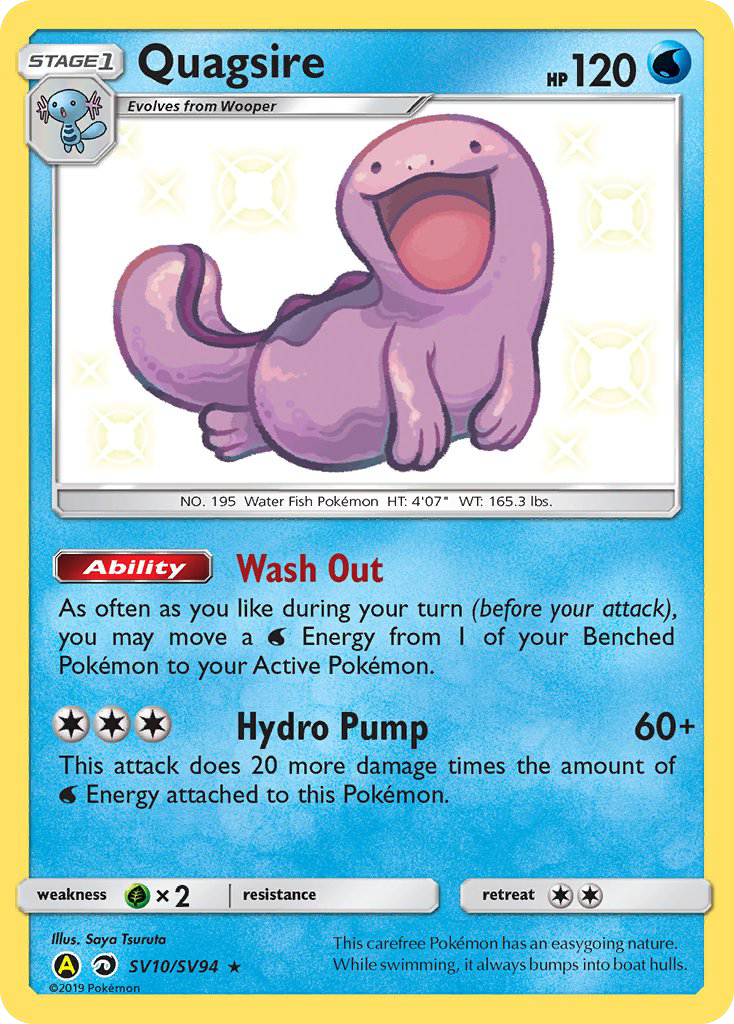 Quagsire (SV10/SV94) [Sun & Moon: Hidden Fates - Shiny Vault] | The Time Vault CA