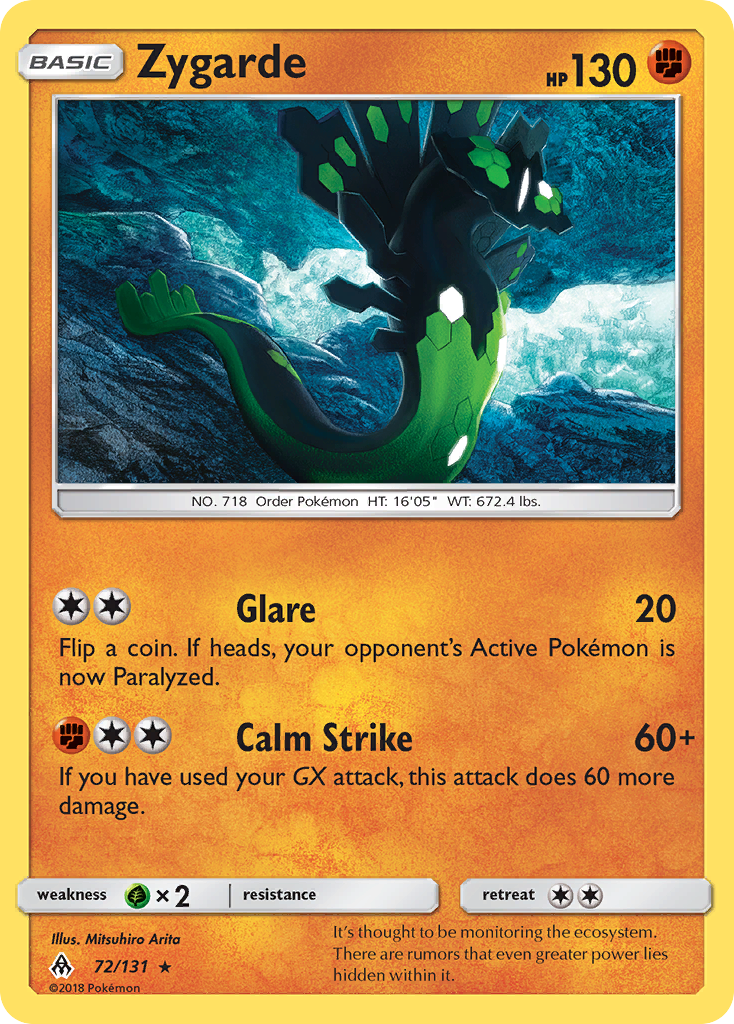 Zygarde (72/131) [Sun & Moon: Forbidden Light] | The Time Vault CA