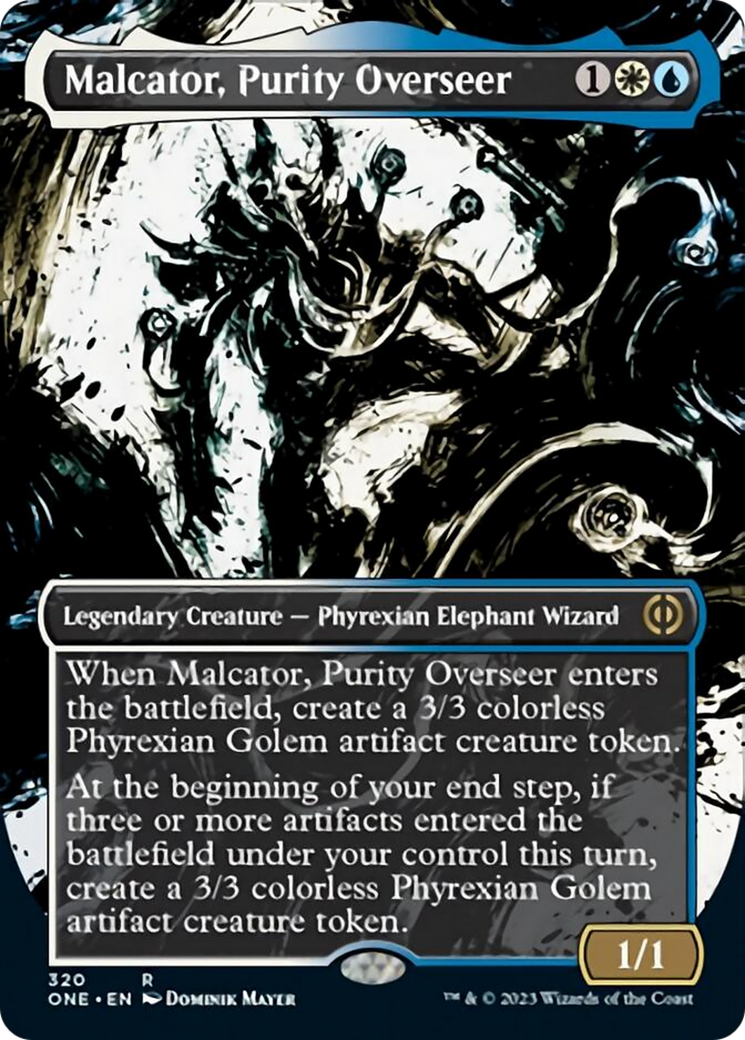 Malcator, Purity Overseer (Borderless Ichor) [Phyrexia: All Will Be One] | The Time Vault CA