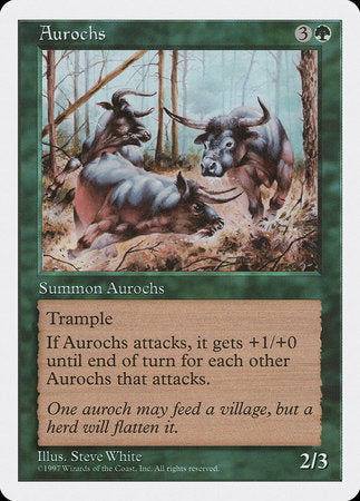 Aurochs [Fifth Edition] | The Time Vault CA