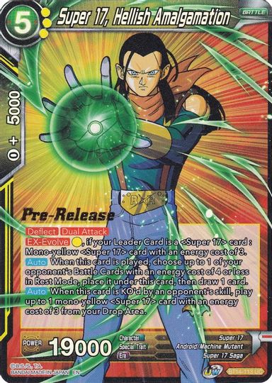 Super 17, Hellish Amalgamation (BT14-113) [Cross Spirits Prerelease Promos] | The Time Vault CA