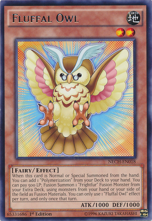 Fluffal Owl [NECH-EN018] Rare | The Time Vault CA