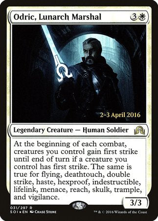 Odric, Lunarch Marshal [Shadows over Innistrad Promos] | The Time Vault CA