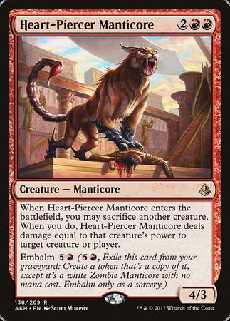 Heart-Piercer Manticore [Amonkhet] | The Time Vault CA