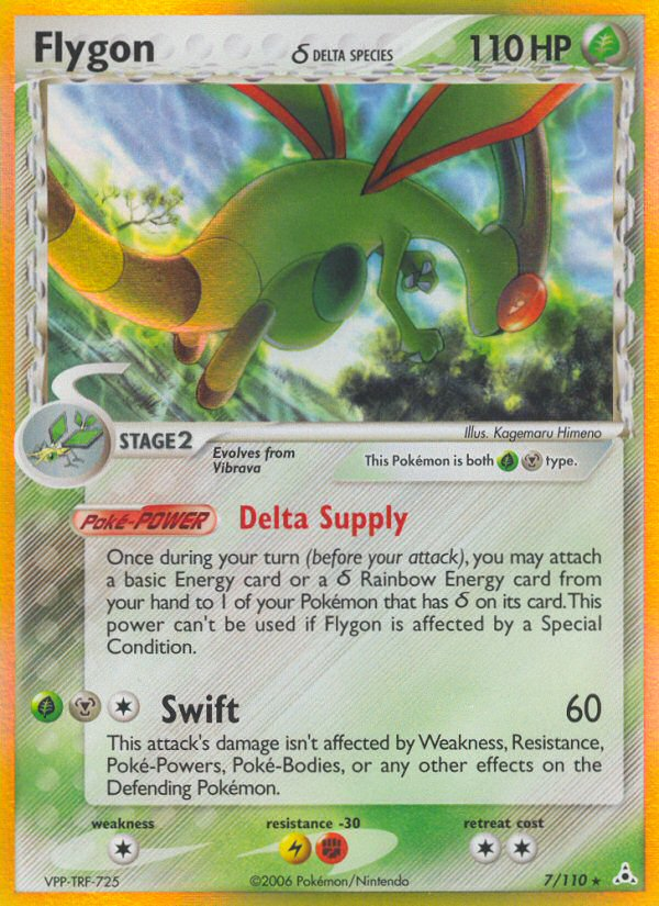 Flygon (7/110) (Delta Species) [EX: Holon Phantoms] | The Time Vault CA