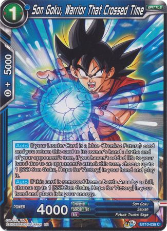Son Goku, Warrior That Crossed Time [BT10-038] | The Time Vault CA