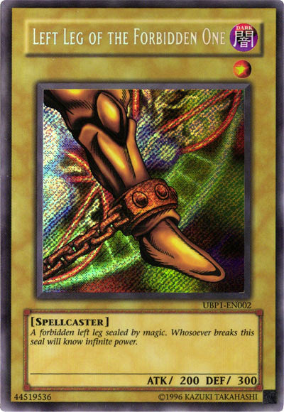 Left Leg of the Forbidden One [UBP1-EN002] Secret Rare | The Time Vault CA