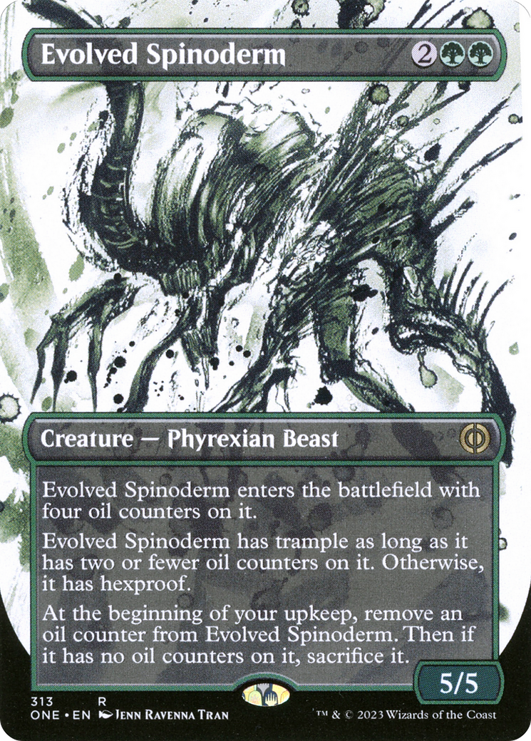 Evolved Spinoderm (Borderless Ichor) [Phyrexia: All Will Be One] | The Time Vault CA