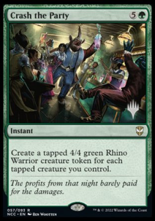 Crash the Party (Promo Pack) [Streets of New Capenna Commander Promos] | The Time Vault CA