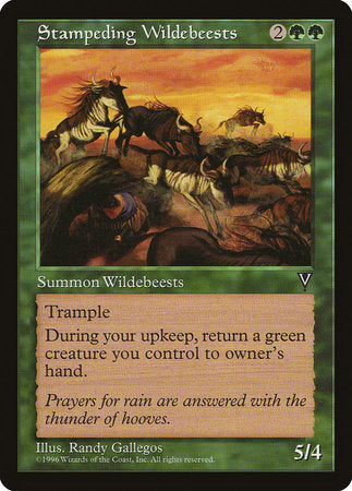 Stampeding Wildebeests [Visions] | The Time Vault CA
