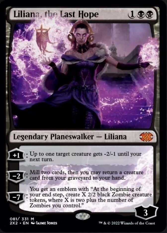 Liliana, the Last Hope [Double Masters 2022] | The Time Vault CA