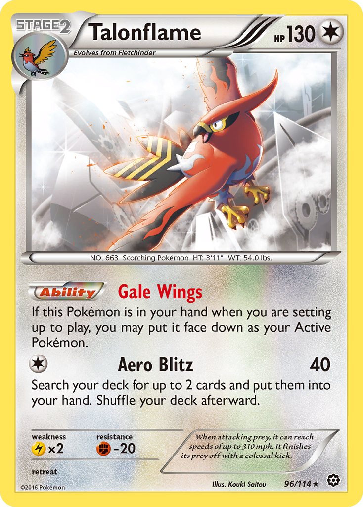 Talonflame (96/114) [XY: Steam Siege] | The Time Vault CA