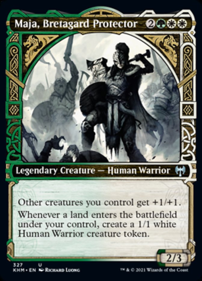 Maja, Bretagard Protector (Showcase) [Kaldheim] | The Time Vault CA
