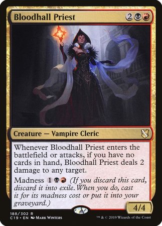 Bloodhall Priest [Commander 2019] | The Time Vault CA