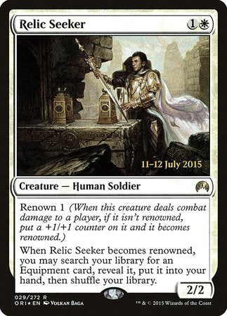 Relic Seeker [Magic Origins Promos] | The Time Vault CA